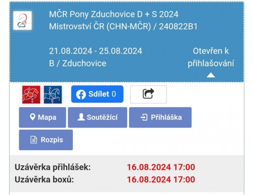 MČR Pony Zduchovice D + S