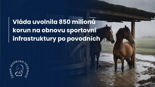 Vláda uvolnila 850 milionů korun na obnovu sportovní infrastruktury po povodních 2024